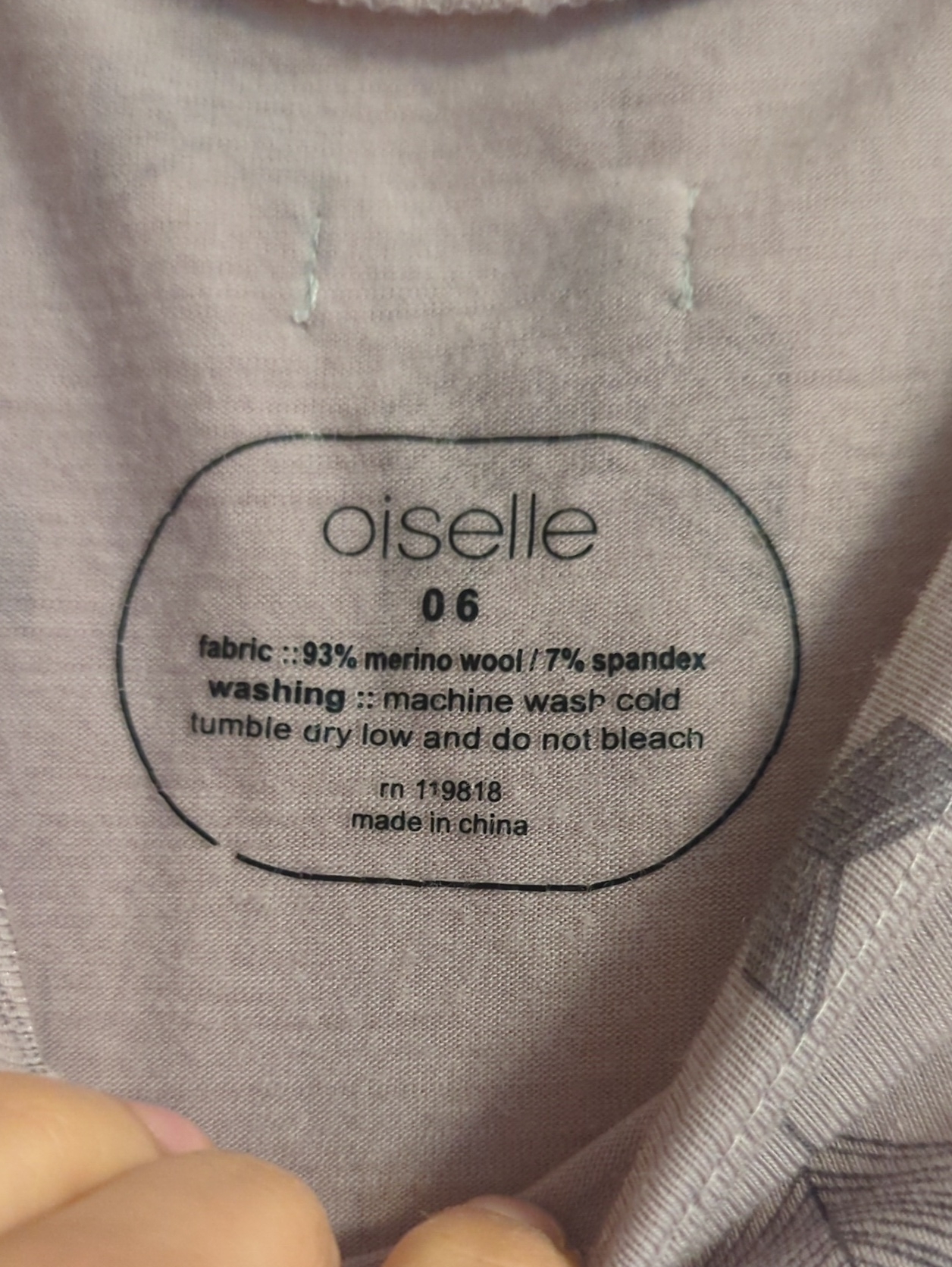 Osielle Wazzie Wool Long Sleeve — image 4 of 6